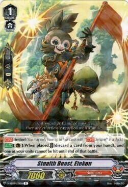 Stealth Beast, Etekon Card Front