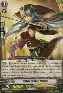 Battle Sister, Candy Card Front