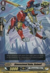 Dimensional Robo, Daiwolf Card Front