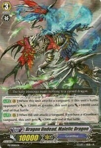 Dragon Undead, Malefic Dragon Card Front