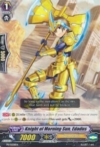 Knight of Morning Sun, Edadus Card Front