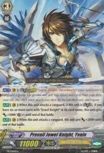 Prevail Jewel Knight, Yvain Card Front