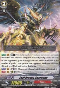 Seal Dragon, Georgette Card Front