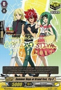 Summer Days at Grand Fest, Try 3 Card Front