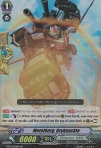 Metalborg, Bryknuckle Card Front