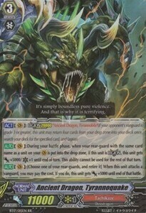 Ancient Dragon, Tyrannoquake Card Front