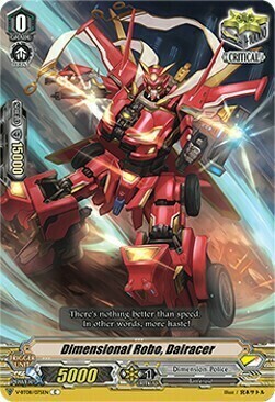 Dimensional Robo, Dairacer Card Front