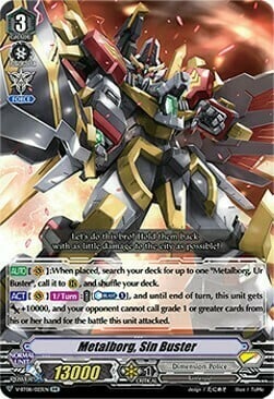 Metalborg, Sin Buster Card Front