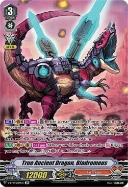 True Ancient Dragon, Bladromeus Card Front