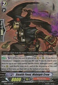 Stealth Fiend, Midnight Crow Card Front