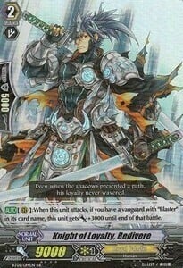 Knight of Loyalty, Bedivere Card Front