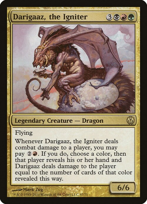 Darigaaz, the Igniter Card Front