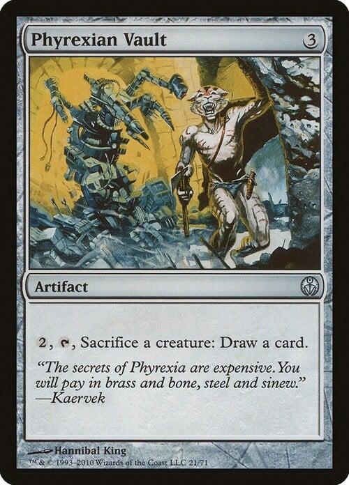 Phyrexian Vault Card Front