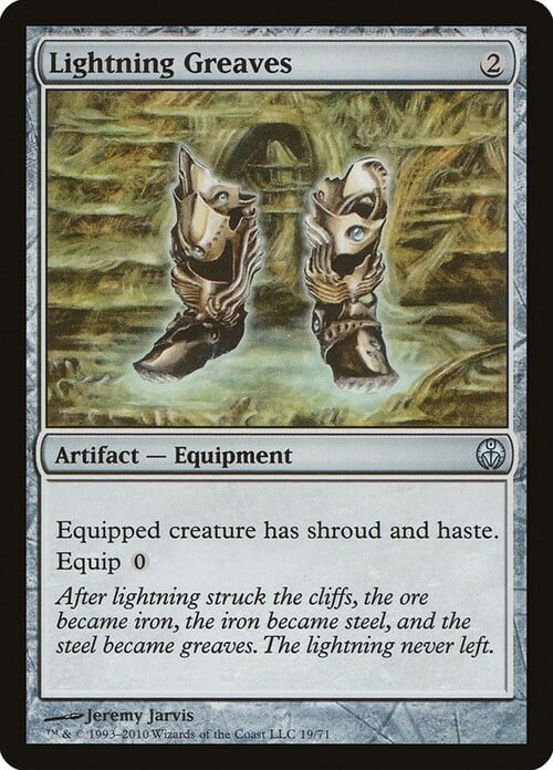 Lightning Greaves Card Front