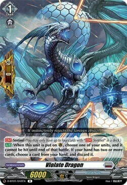 Violate Dragon Card Front