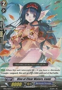 Diva of Clear Waters, Izumi Card Front