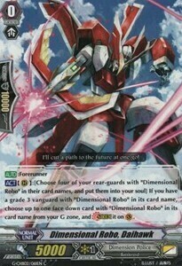 Dimensional Robo, Daihawk Card Front