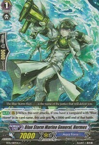 Blue Storm Marine General, Hermes Card Front