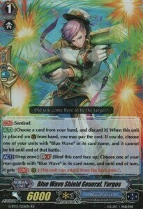 Blue Wave Shield General, Yorgos Card Front