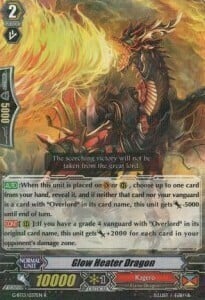 Glow Heater Dragon Card Front