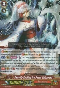 Sweetly Smiling Ice Petal, Shirayuki Card Front