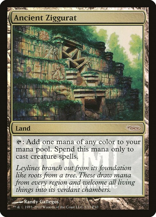 Ancient Ziggurat Card Front