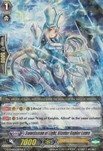 Swordsman of Light, Blaster Rapier Laura Card Front