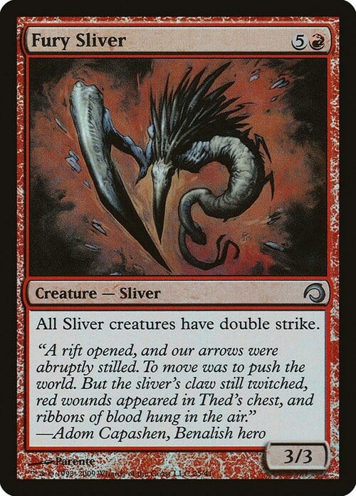 Fury Sliver Card Front