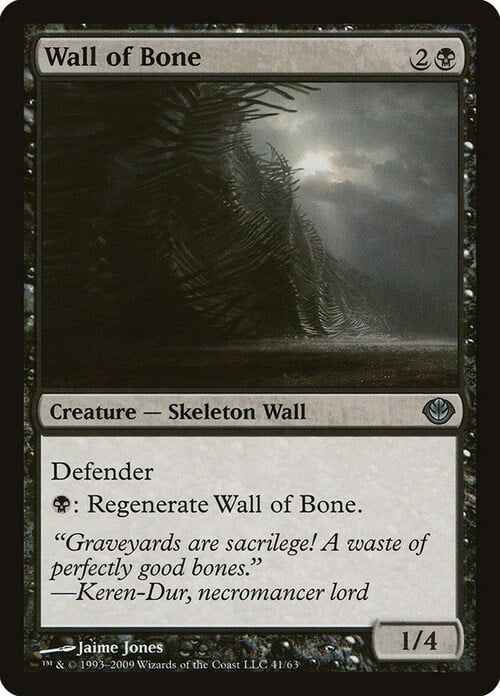 Wall of Bone Card Front