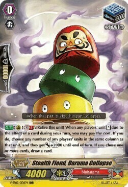 Stealth Fiend, Daruma Collapse Card Front