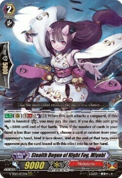 Stealth Rogue of Night Fog, Miyabi Card Front