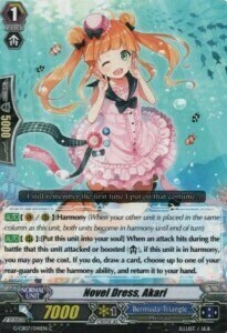 Novel Dress, Akari Card Front