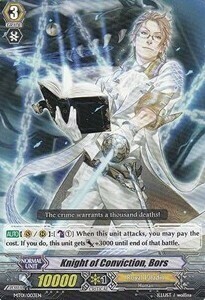 Knight of Conviction, Bors Card Front