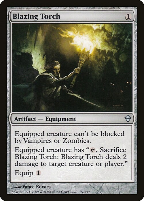 Blazing Torch Card Front