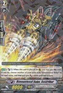 Dimensional Robo, Daidriller Card Front