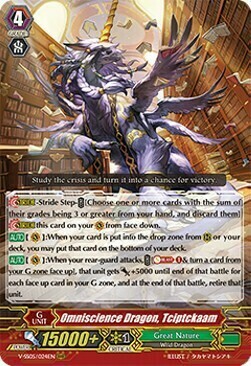 Omniscience Dragon, Tciptckaam Card Front