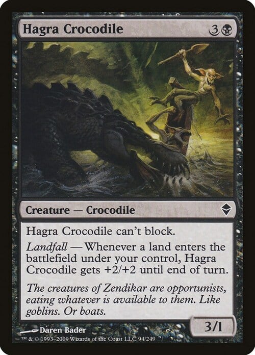 Hagra Crocodile Card Front