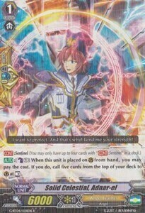 Solid Celestial, Adnar-el Card Front