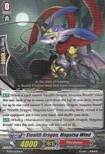 Stealth Dragon, Magatsu Wind Card Front