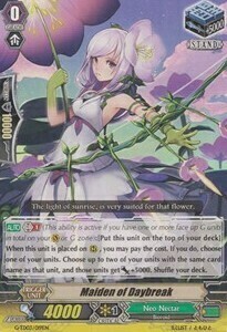 Maiden of Daybreak Card Front