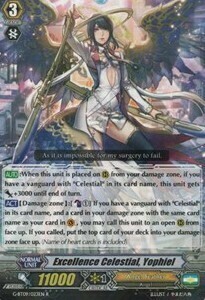 Excellence Celestial, Yophiel Card Front