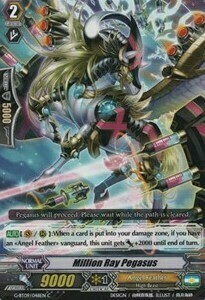 Million Ray Pegasus Card Front