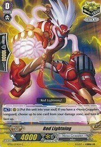 Red Lightning Card Front