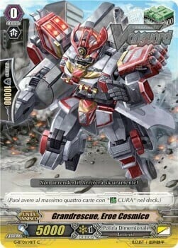 Cosmic Hero, Grandrescue Card Front