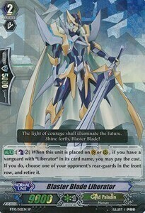 Blaster Blade Liberator Card Front