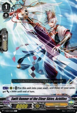 Swift Runner of the Clear Skies, Achilles Card Front