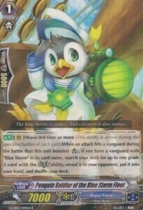 Penguin Soldier of the Blue Storm Fleet Card Front