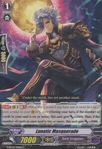 Lunatic Masquerade Card Front