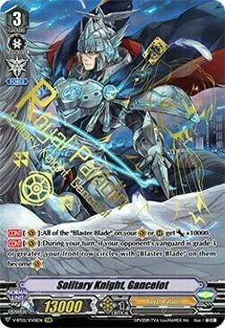 Solitary Knight, Gancelot Card Front