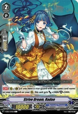 Strive Dream, Radue Card Front